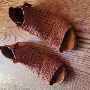 Sundance woven leather sandals